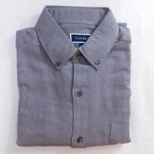 Iron Gray Plaid Long Sleeve Shirt Small  - XL